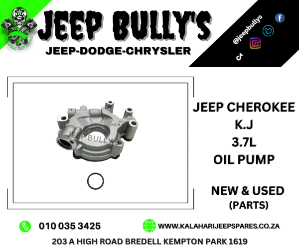 JEEP CHEROKEE 3.7L OIL PUMP Gearbox Diff CV Joints Limpopo